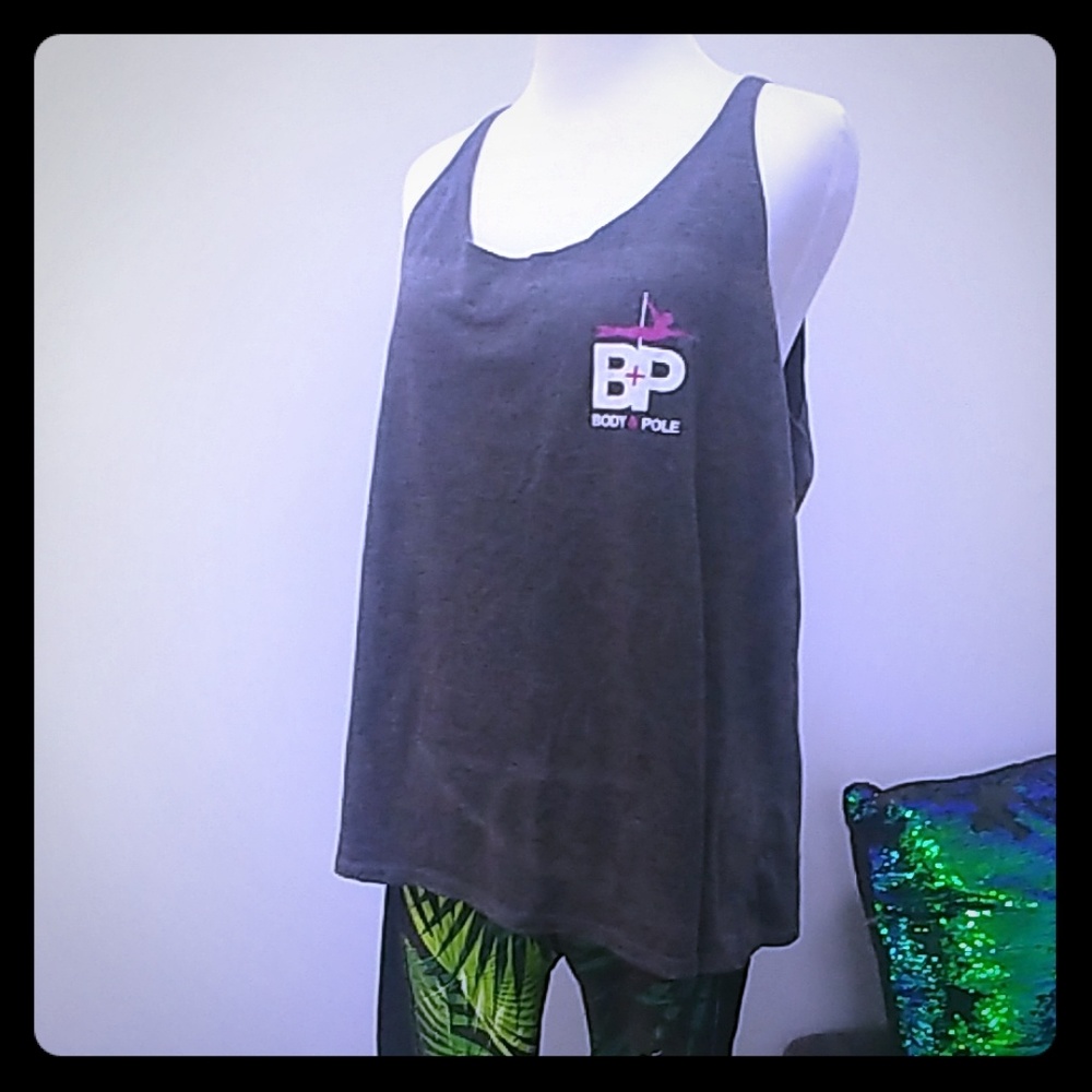 B+P flowy loose fit pole dance tank top